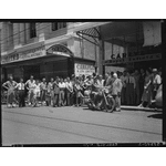 234762PD: Winifred Wells is welcomed on her return to Perth after her journey across Australia, 16 January 1951