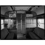 234902PD: Interior of trolley bus 1951