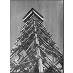 195355PD: Looking up the East Kirup fire tower