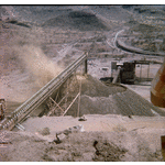 136138PD: Conveyor from crusher at Mt.Tom Price