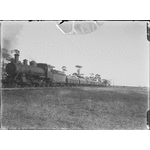 008493PD: A loaded wheat train leaves Wubin, 1922