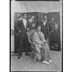 008687PD: Sumo Yamasaki with two unidentified Japanese men, Broome, ca. 1909