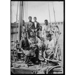 008696PD: Japanese pearl diver and lugger crew, Broome 1911