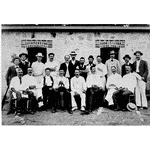 A cricket team, possibly from the Geraldton region / Nixon & Merrilees, Geraldton