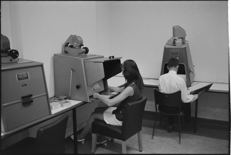 319500pd Microfilm Readers J S Battye Library Of West