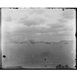 230711PD: Steamships in King George Sound, Albany, possibly part of the Great White Fleet visit, 1908.
