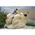312525PD: Statues at Atlantis Marine Park, October 1984