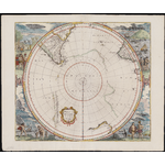 MAPR0000039 Polus Antarcticus Henricus Hondius excudi, Hendrik Hondius, 1650 (third state)
