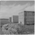 363673PD: Remains of concrete structures used during nuclear testing at Montebello Islands, Western Australia, 1956?