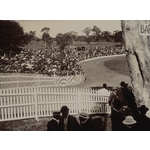 BA1200/150: Perth Royal Show on opening day showing the attendence and the grand parade of stock, 20 October 1908. Left side of panorama