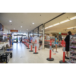 BA2493/2660: Social distancing is enforced at Coles North Perth supermarket during the COVID-19 pandemic, 9 April 2020