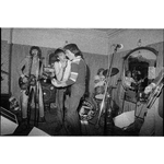 BA3226/9: Rockets performing at the Governor Broome Hotel, Perth, Western Australia, 1979. (L-R) Boris Sujdovic (bass), Allan Stewart (vocals), Peter Johnson (guitar), John Cole (drums), Rod Radalj (guitar)