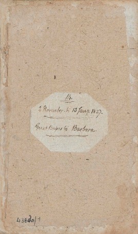 4383A/7 Bearing log HMS Tamar no. 14 Great Basses to Berbera 2 November 1826 - 13 January 1827