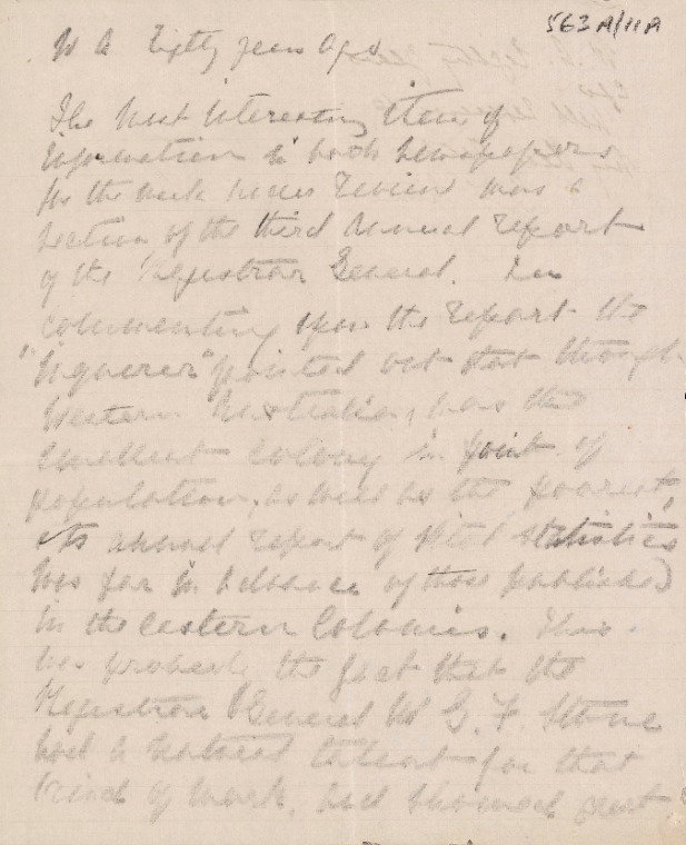 ACC563A/D11A.4: Extracts from newspapers "Eighty years ago - with reference to my dear father. G.F. Stone"