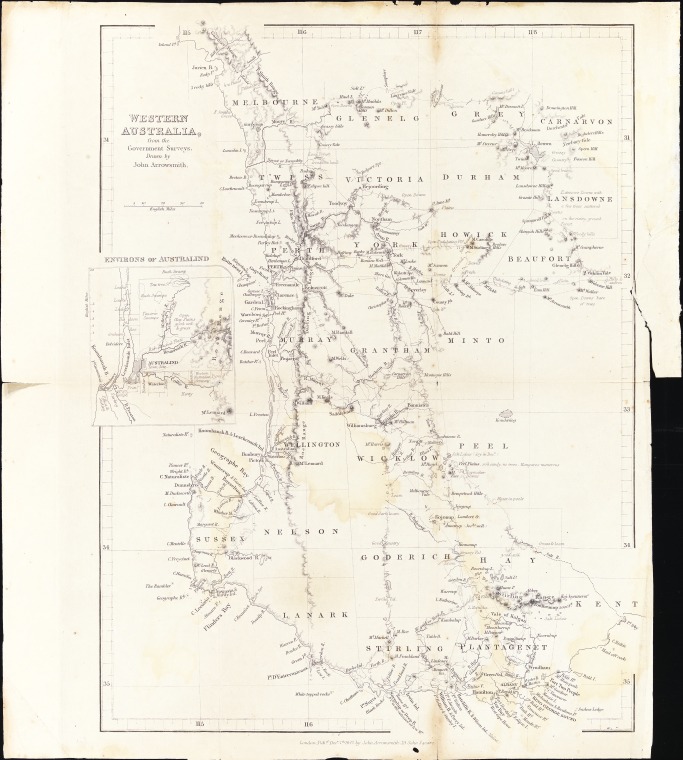 Western Australia from the government surveys - JPG 134.4 KB