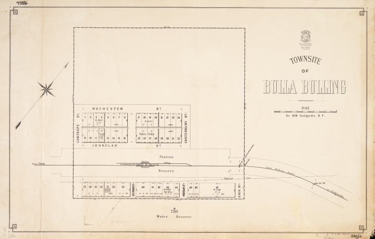 Townsite of Bulla Bulling - JPG 60.3 KB