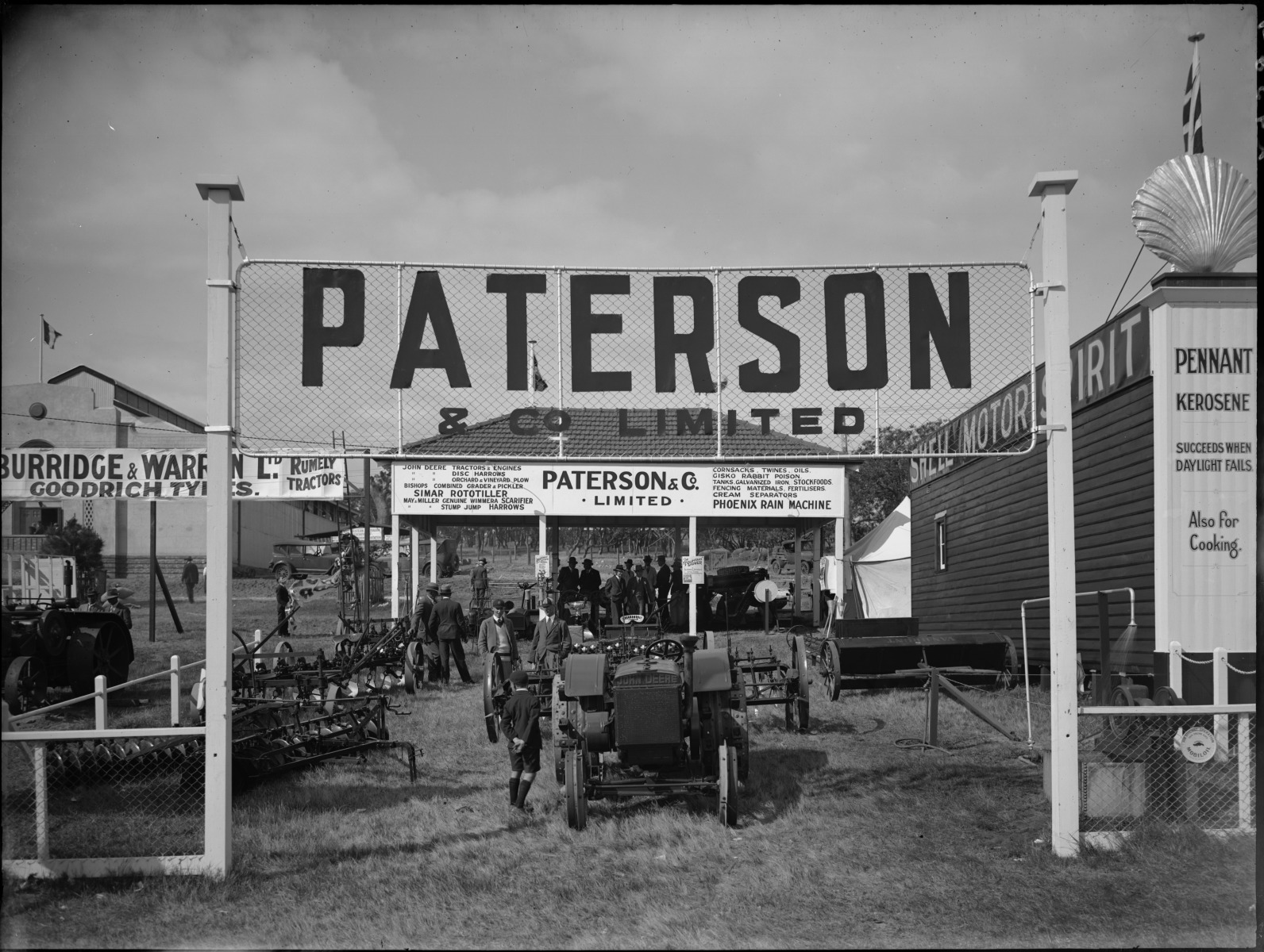 Promotion for Paterson & Co. Limited, farm machinery at the Claremont
