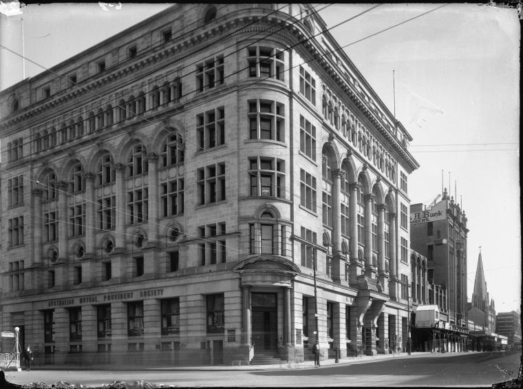 The AMP building, corner of William Street and St. Terrace