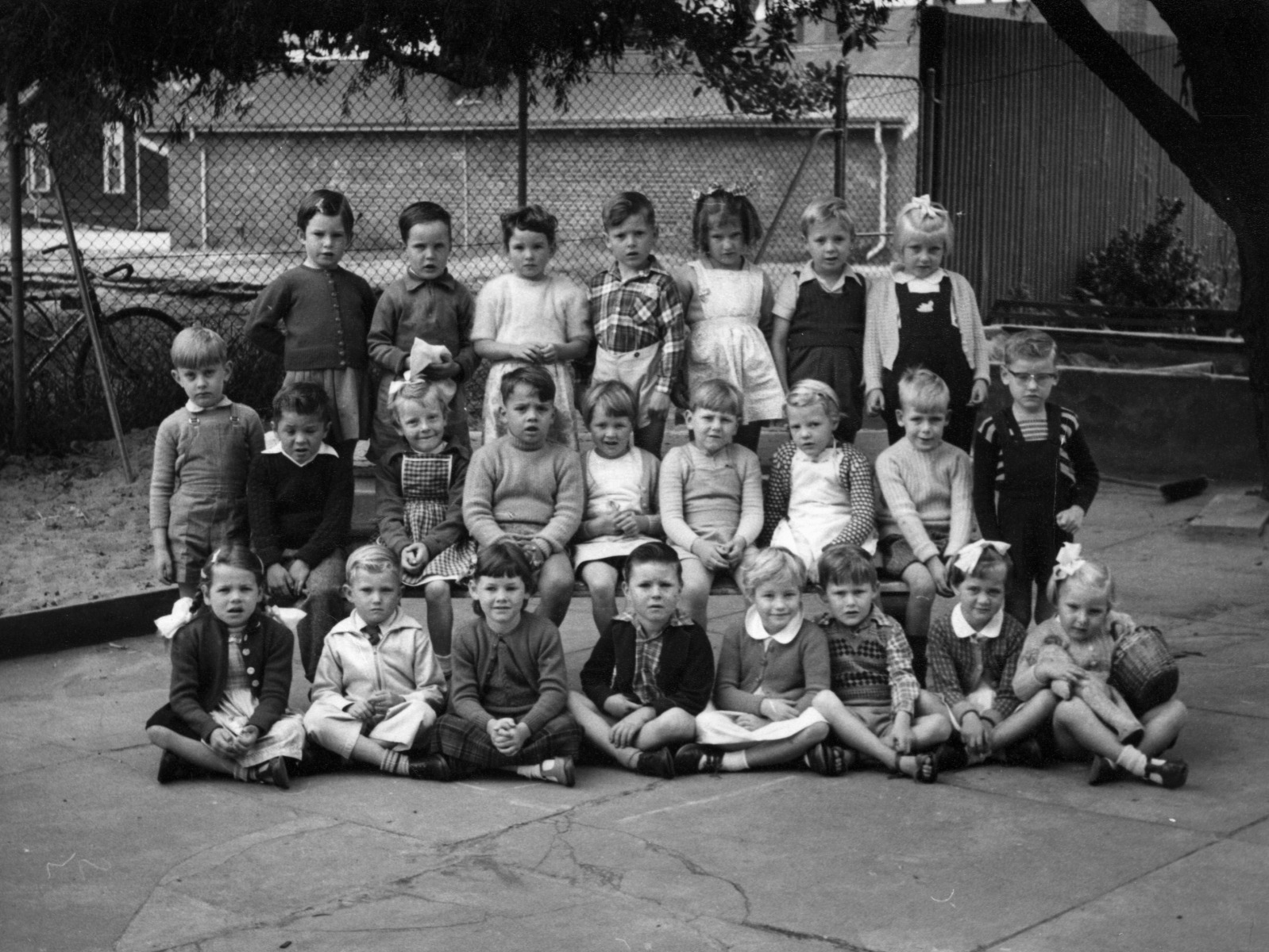 Class Group At Margaret Kindergarten 1956 Picture State Library Of