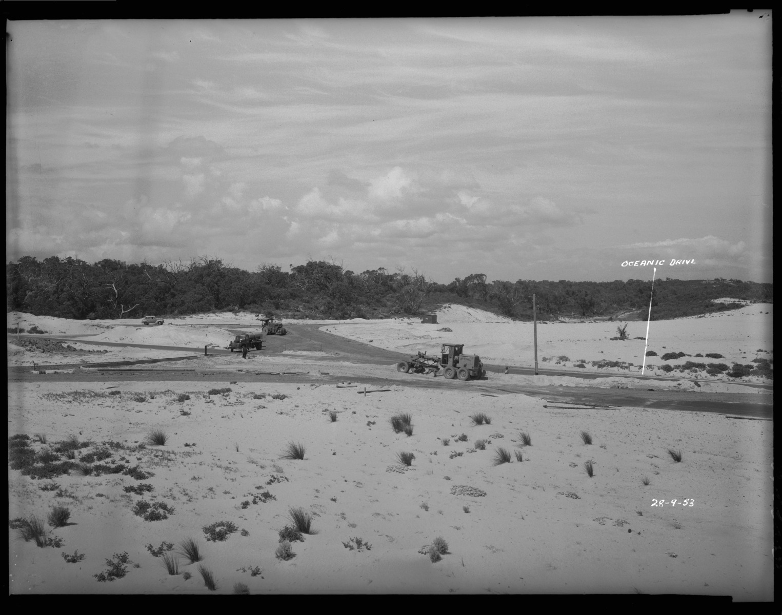 Clearing of land near Oceanic and Challenger Drive City Beach State