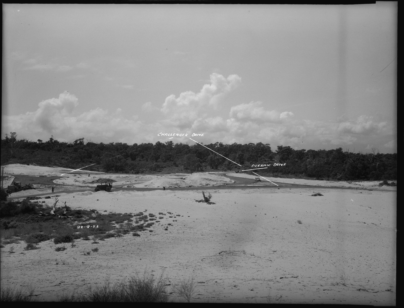 Clearing of land near Oceanic and Challenger Drive City Beach State