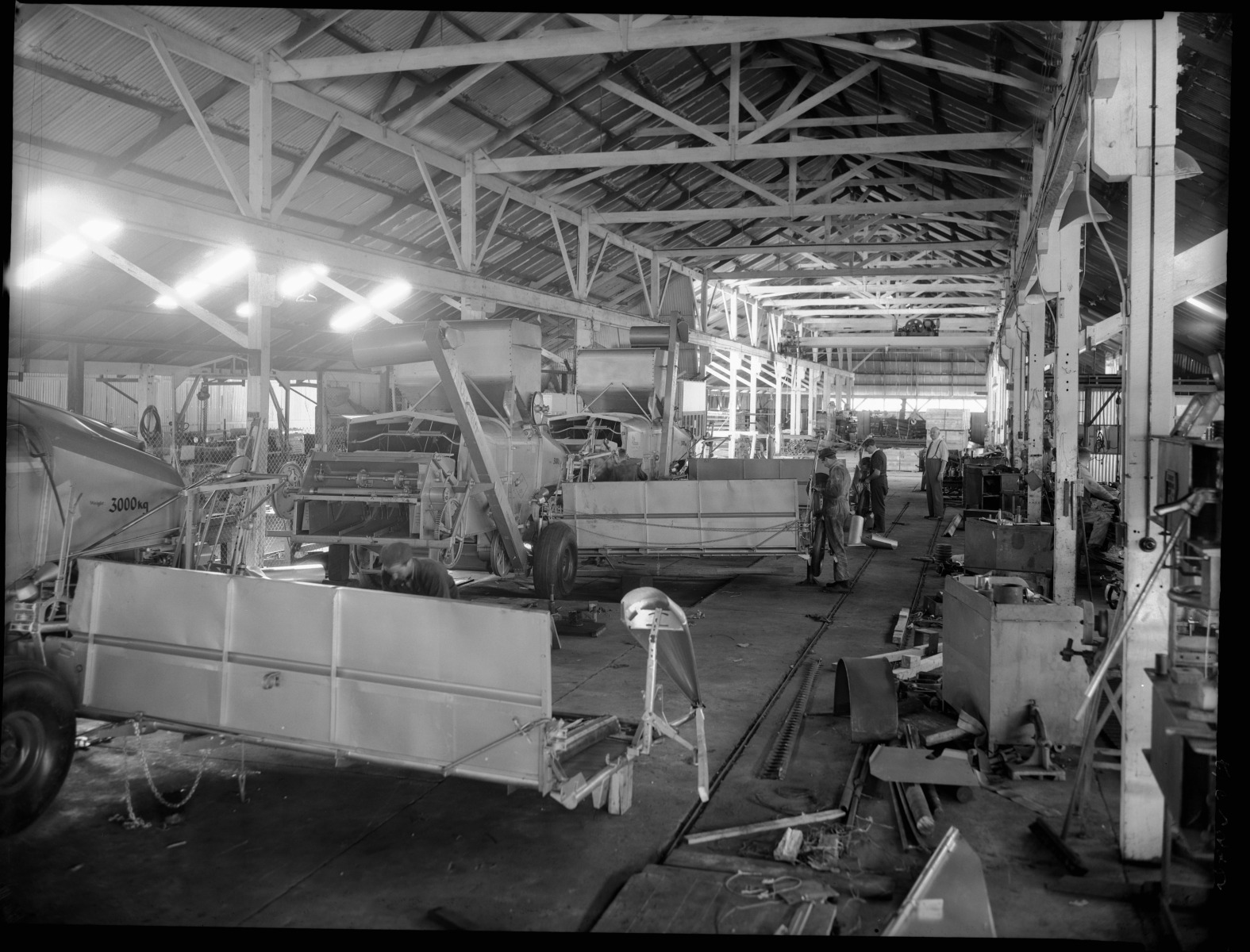 Machinery and materials in Agricultural Parts & Supply Co. Ltd. factory