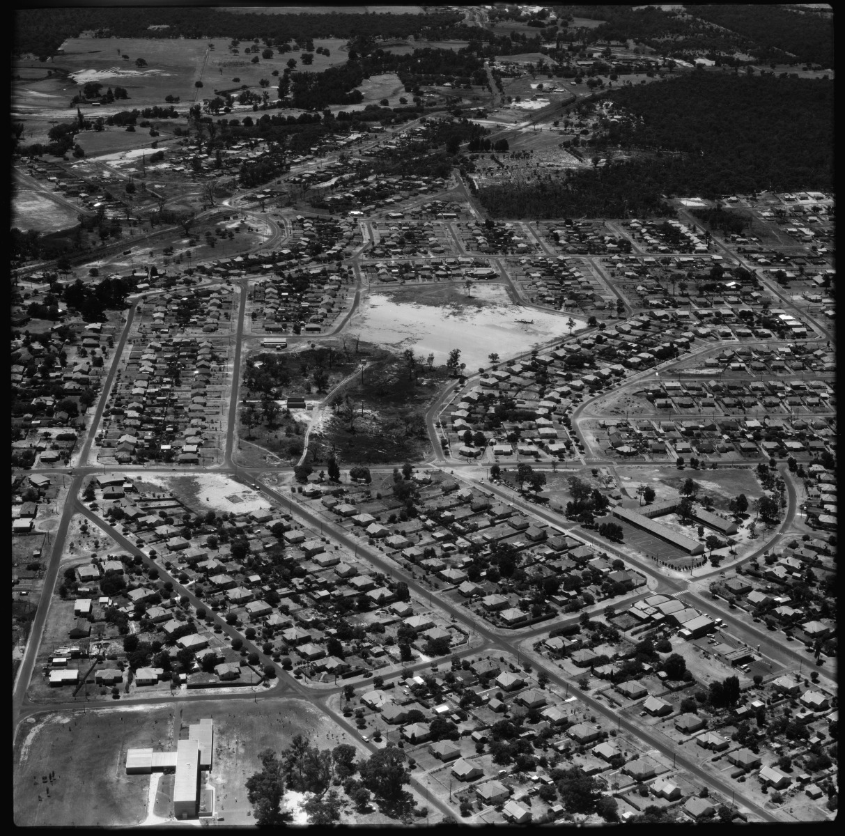 Aerial photographs of Carey Park a suburb of Bunbury 13 Jan. 1966