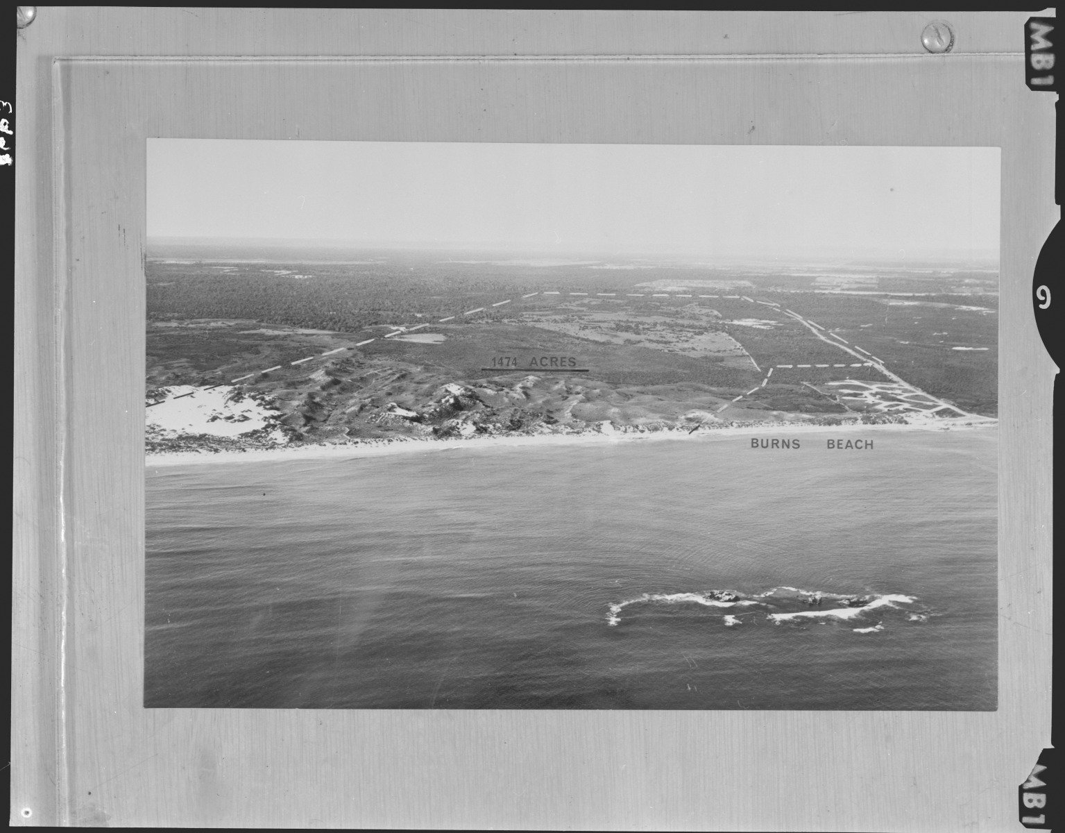Aerial photographs of Burns Beach September 1969 State Library of