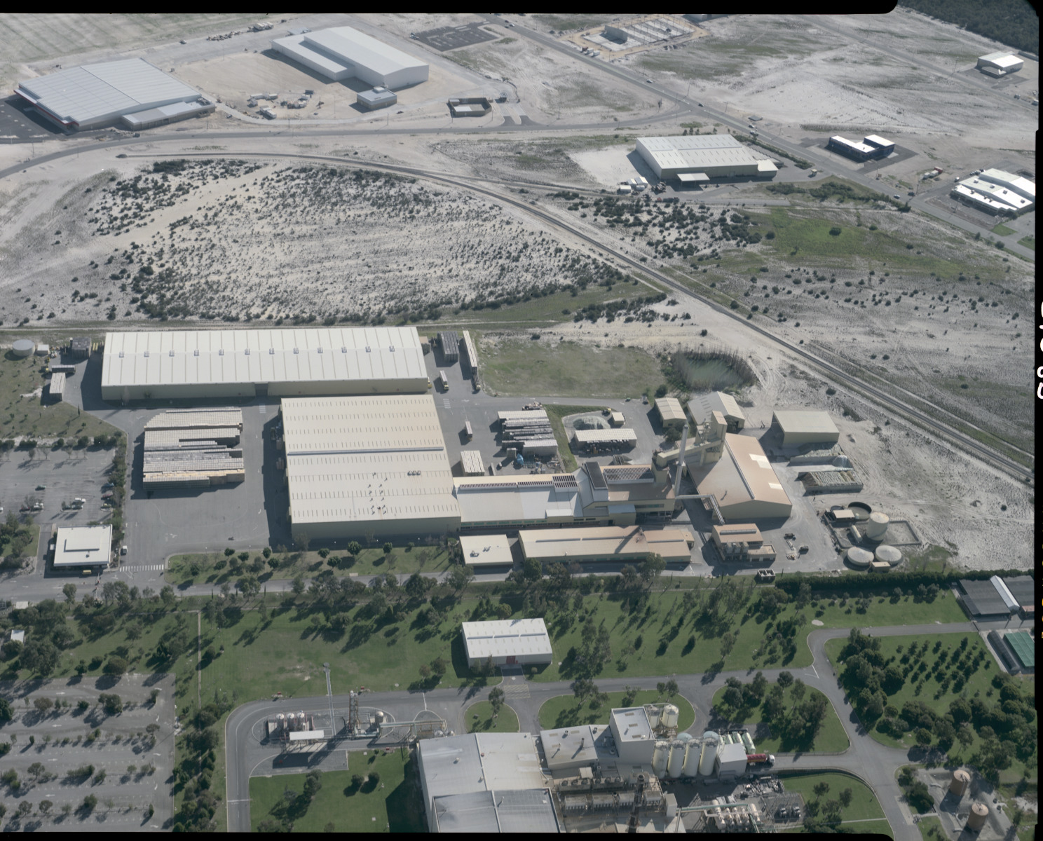 Aerial photographs of the Australian Glass Manufacturers factory 35