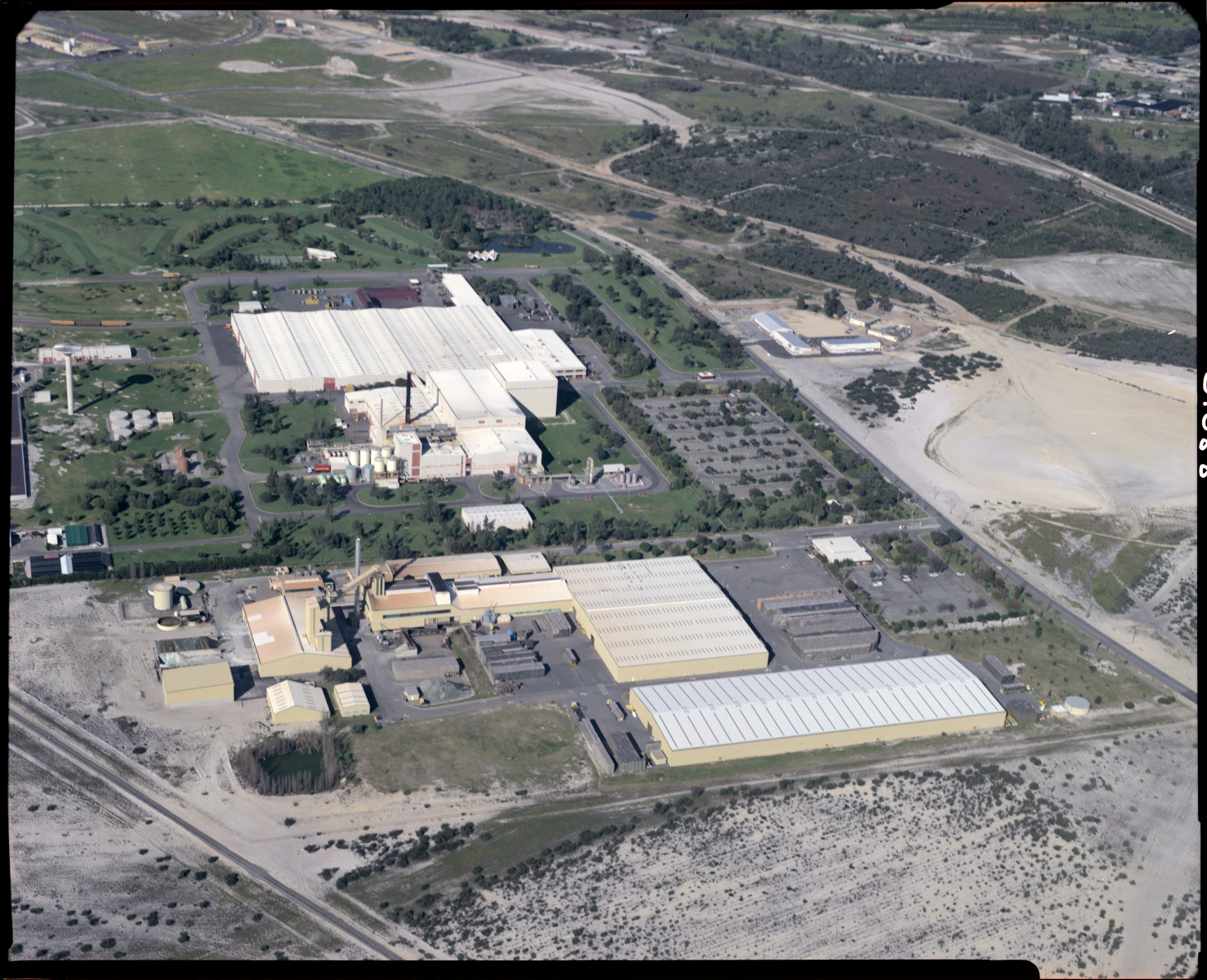 Aerial photographs of the Australian Glass Manufacturers factory 35