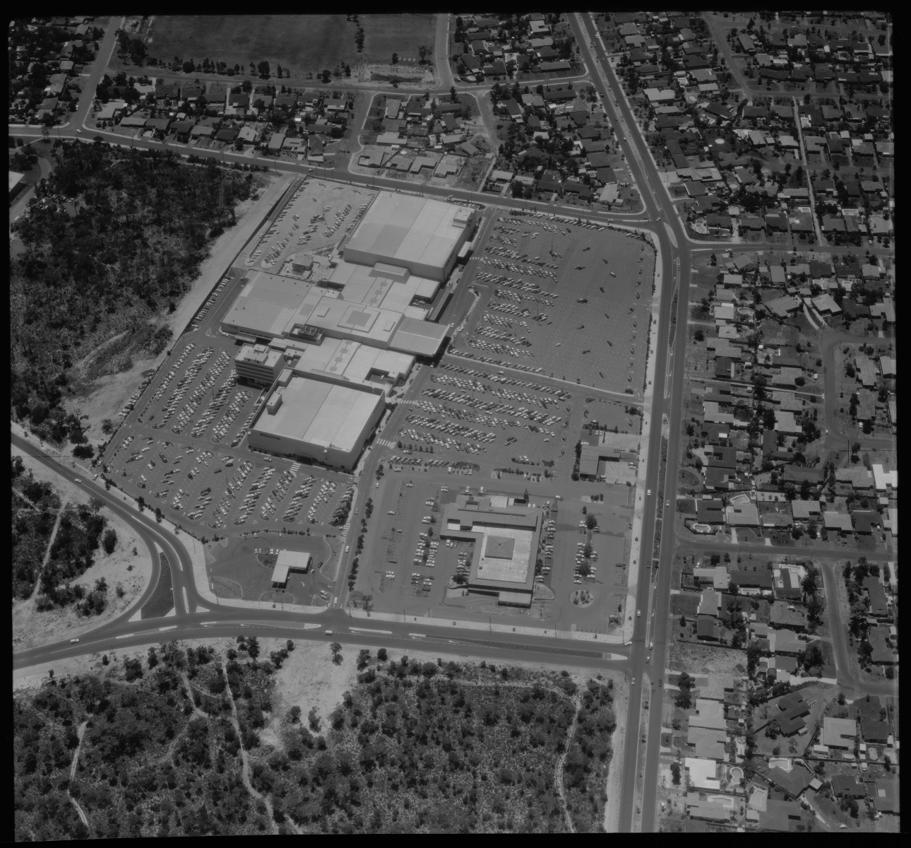 Aerial photographs of Garden City Shopping Centre and the Booragoon