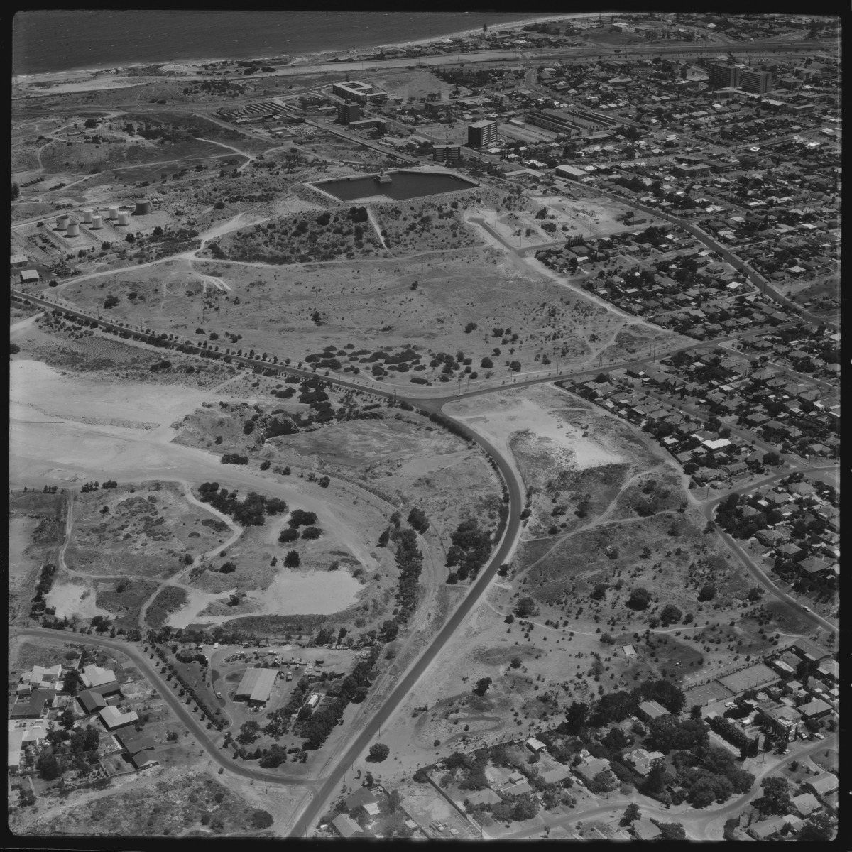 Aerial photographs of Buckland Hill and Mosman Park from the intersection of McCabe and