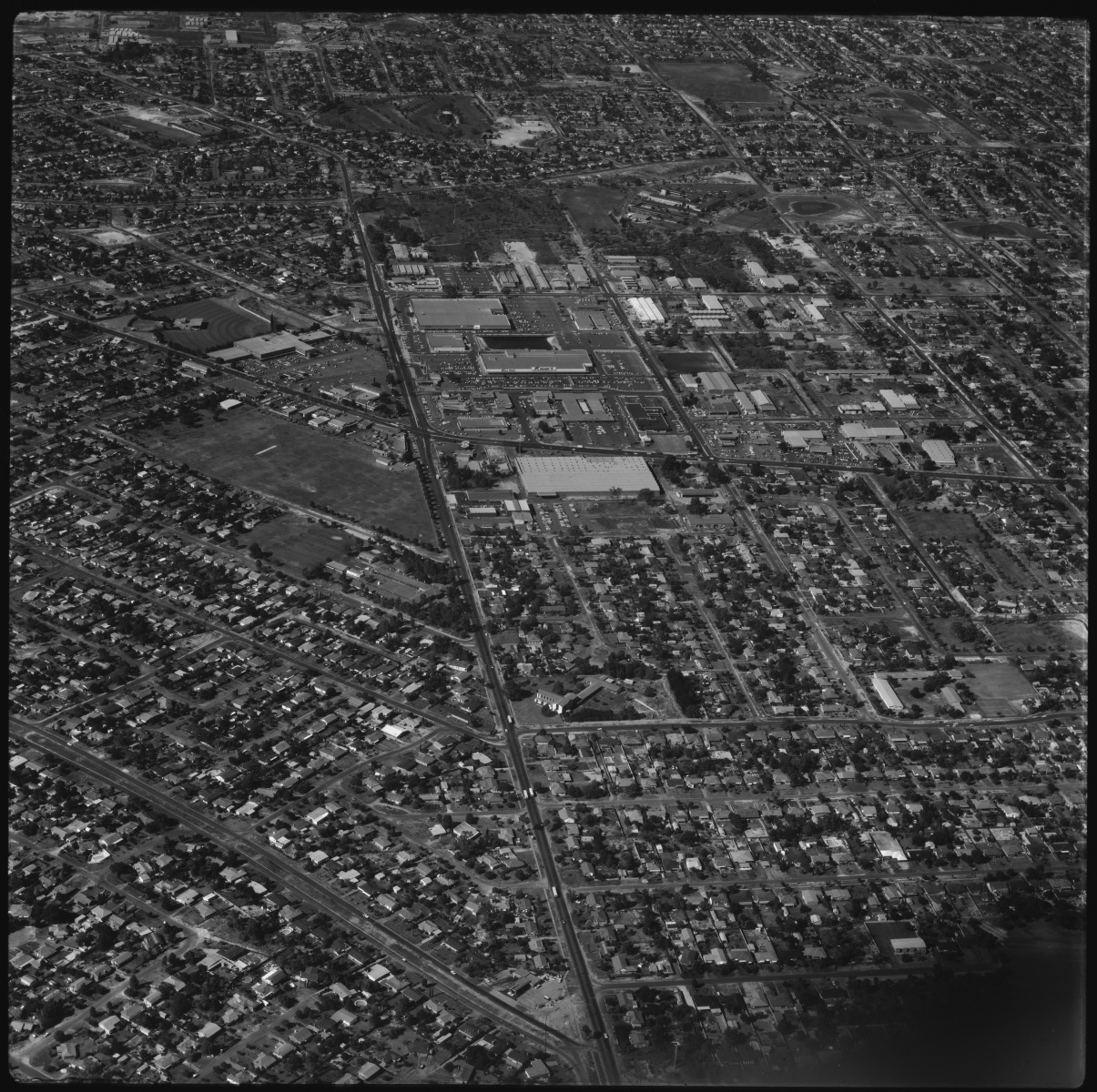 Aerial photographs of Morley including the Morley Shopping Centre and the Wirrina DriveIn 6 May