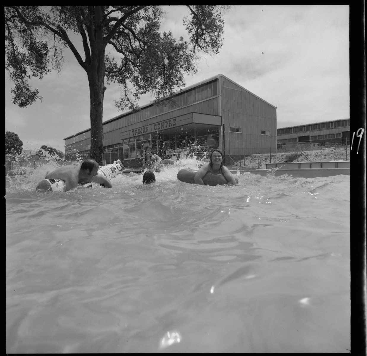 Aboveground swimming pools at Trojan Outdoor Centre in O'Connor