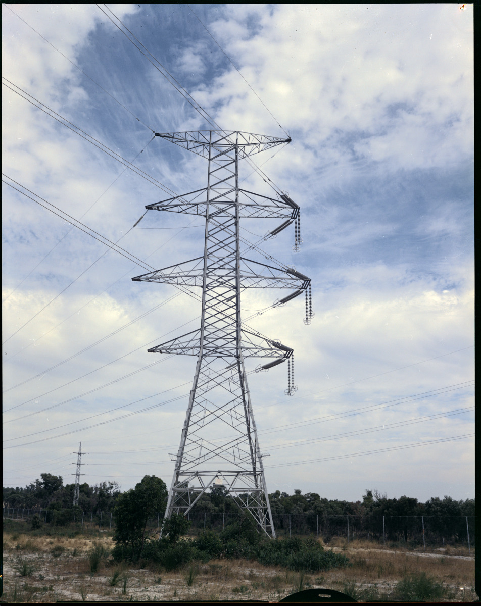Transmission towers built by Electric Power Transmissions Pty Ltd (E.P ...