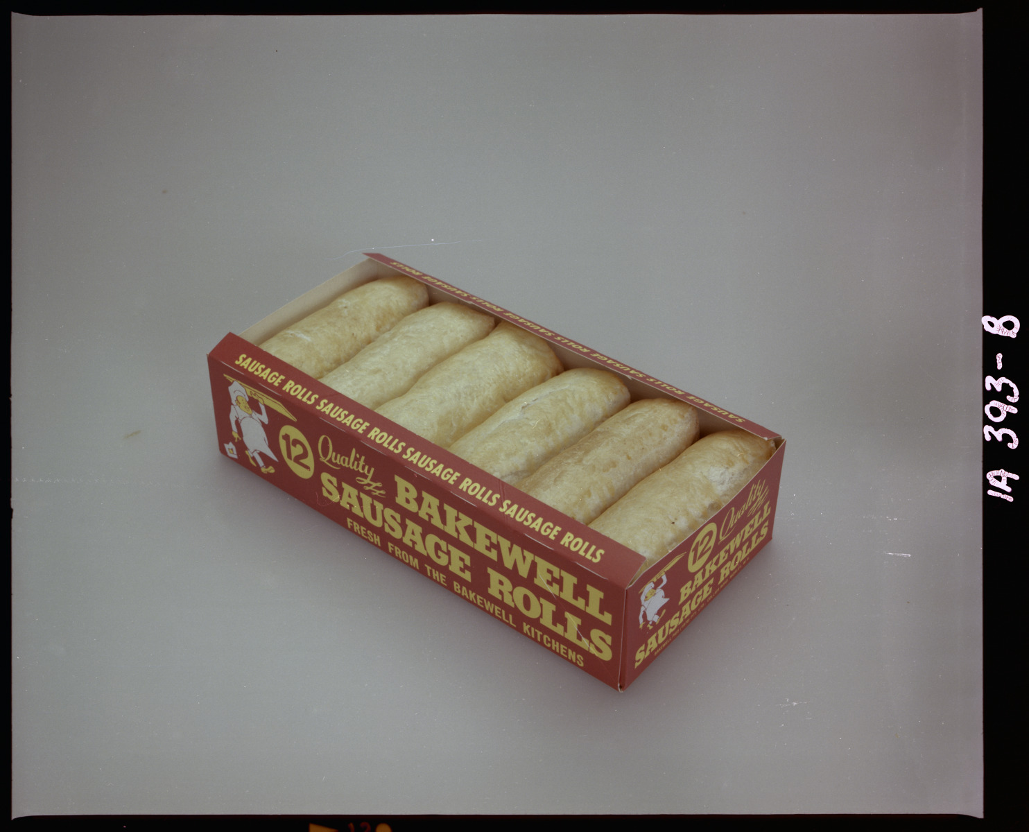 Packaged Bakewell pastry goods for Robert Woods Advertising State Library of Western Australia
