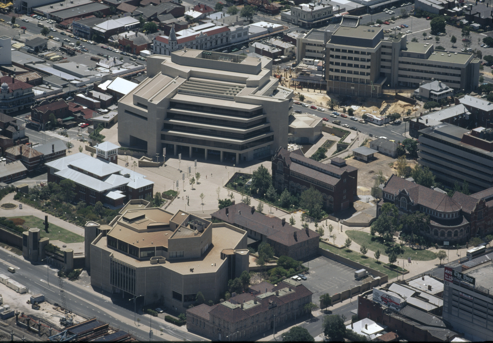 Aerial view of the Perth Cultural Centre - JPG 701.8 KB