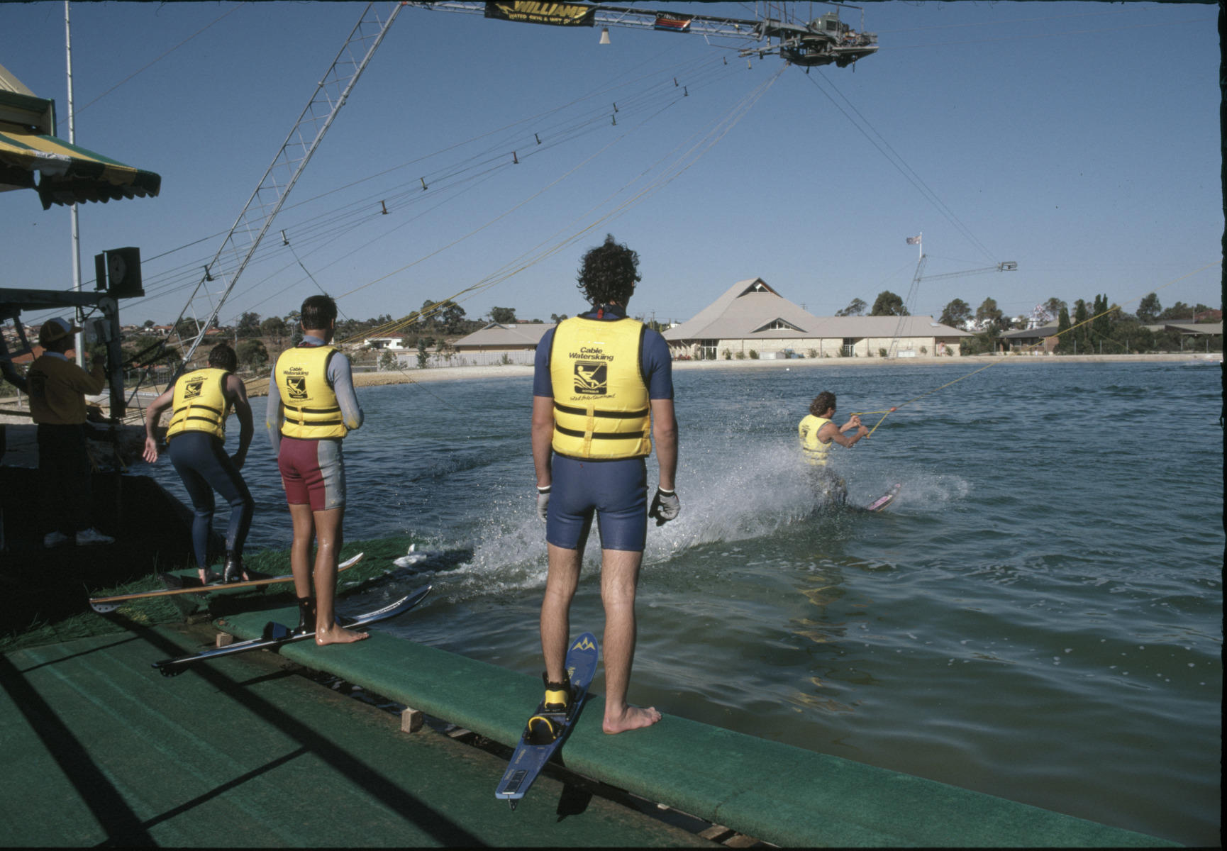 Cable water skiing at Cable Water Ski park, Troode Street, Spearwood ...
