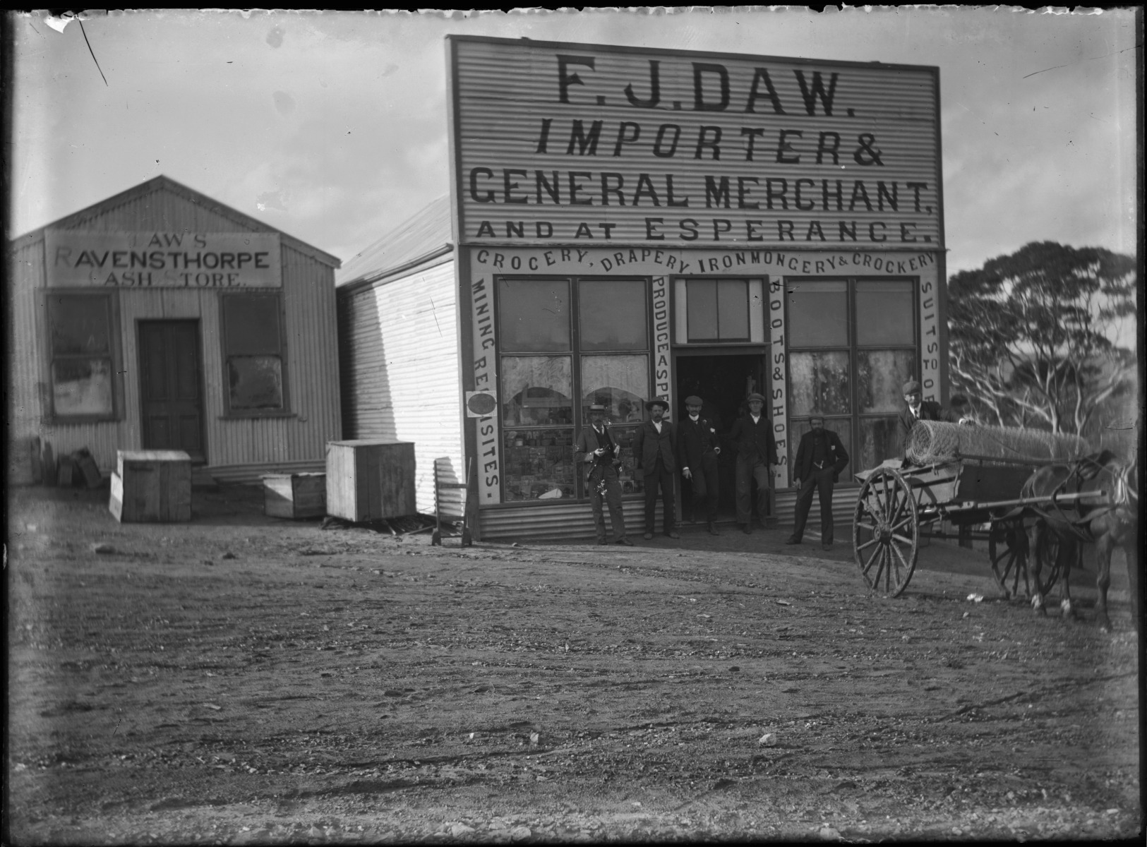 F. J. Daw store Ravensthorpe State Library of Western Australia
