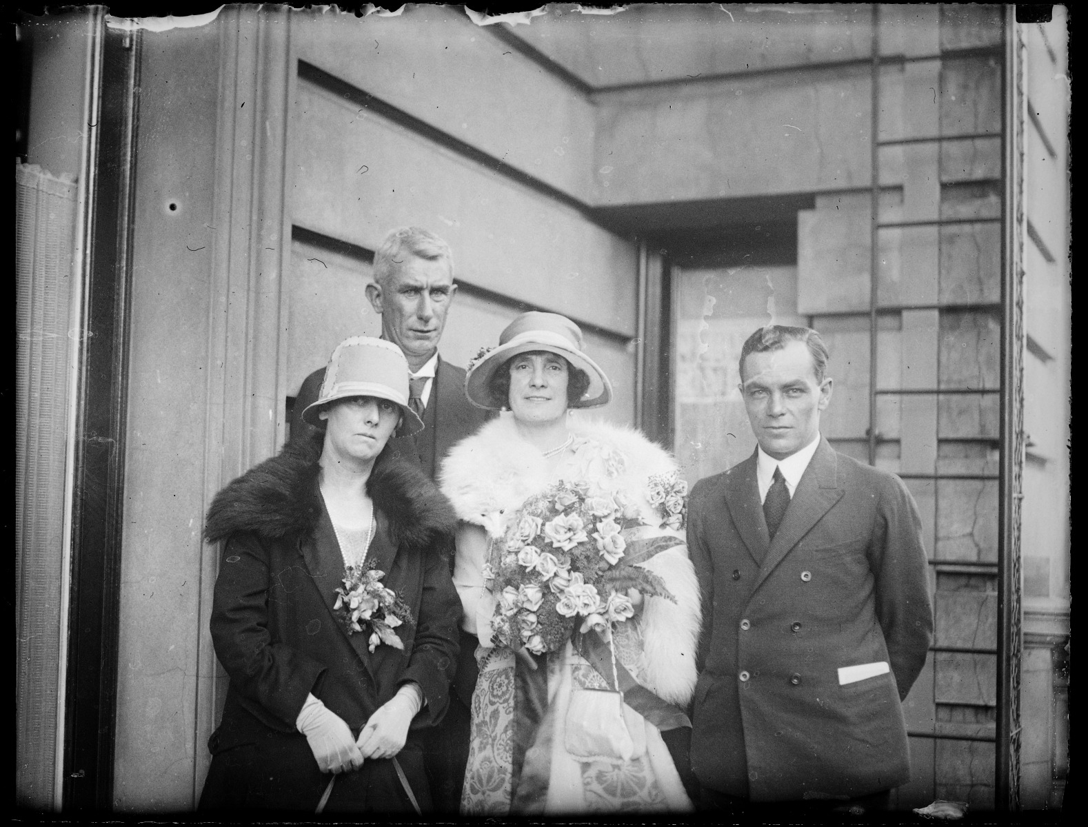 Helena Allingham, R.A. Allingham, Katherine Hinkler and Bert Hinkler in ...