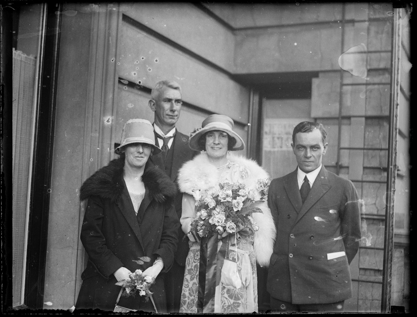 Helena Allingham, R.A. Allingham, Katherine Hinkler and Bert Hinkler in ...