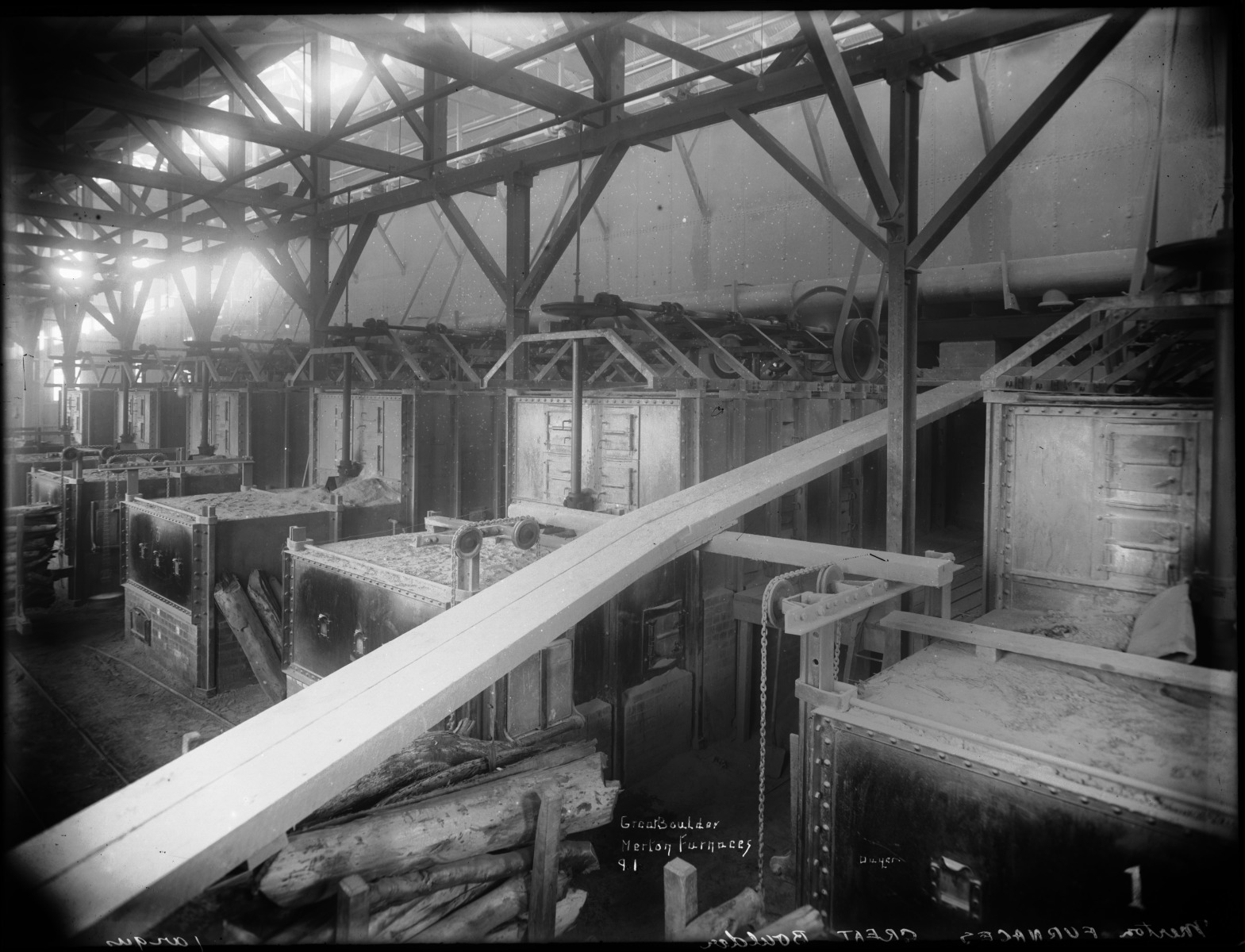 Merton furnaces, Great Boulder Gold Mine - State Library of Western ...