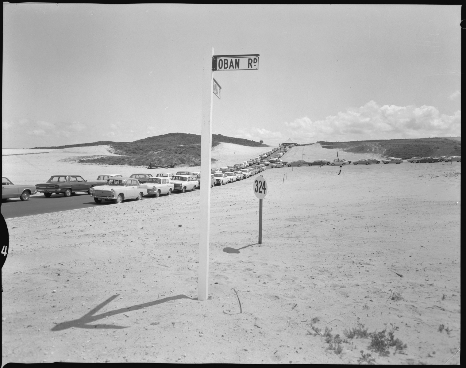 A land sale in City Beach viewed from the corner of Oban and Baramba