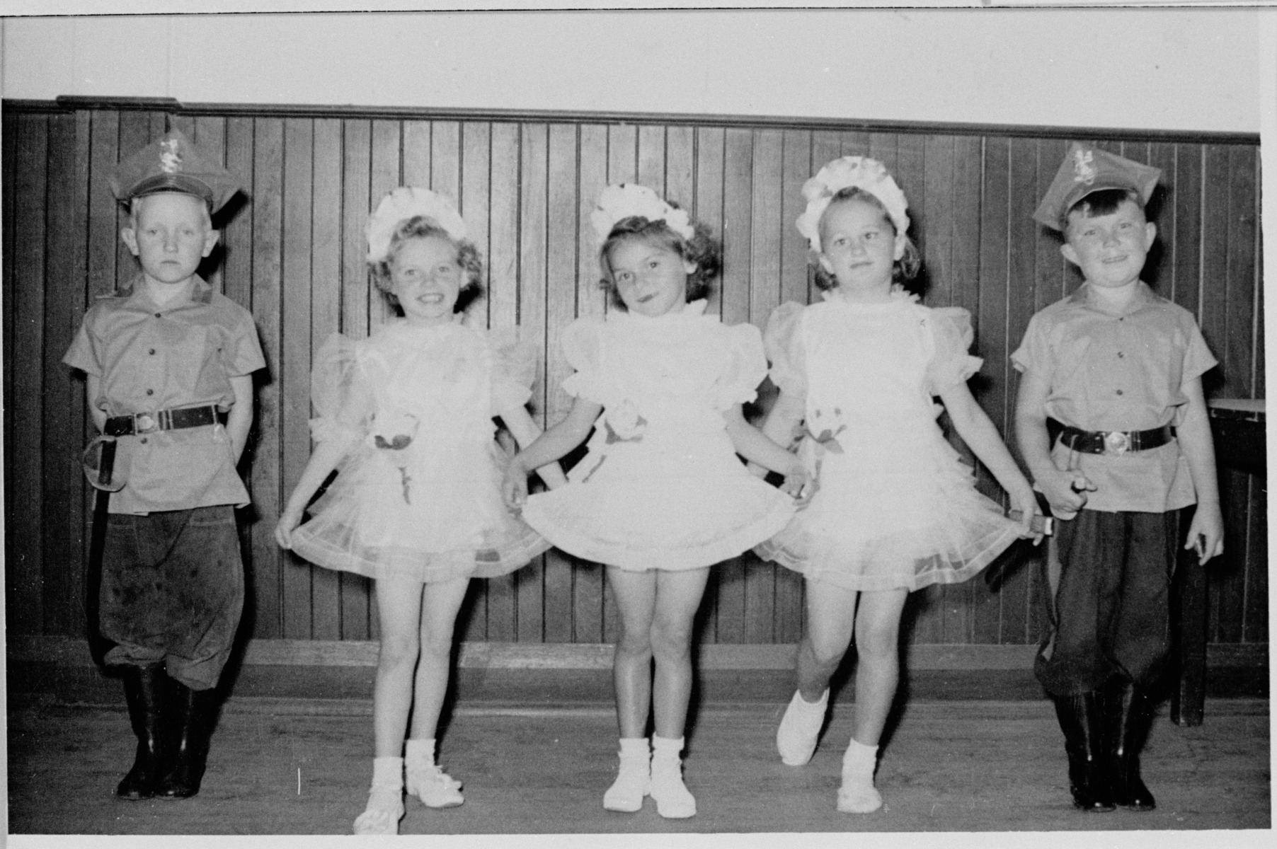 Stan Zieba, Sofia Poryskiewicz, Bronka Grzybek, Barbara Kaczmarek and