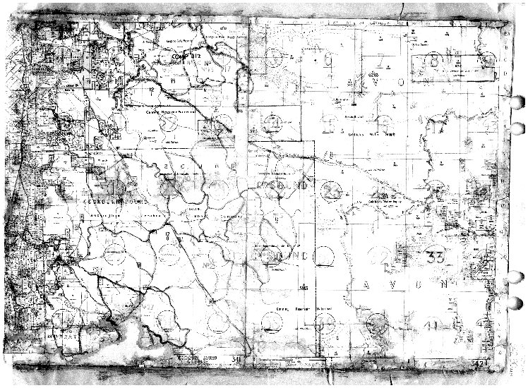 Forests Department 20 Chain Topographical Sheet B Series Maps 23-45 ...