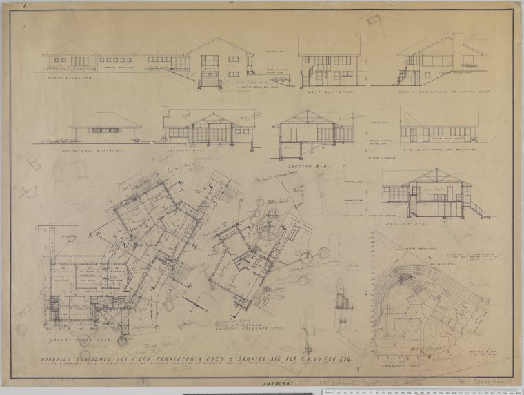 Du Feu residence, City Beach, job number 244 - State Library of Western ...