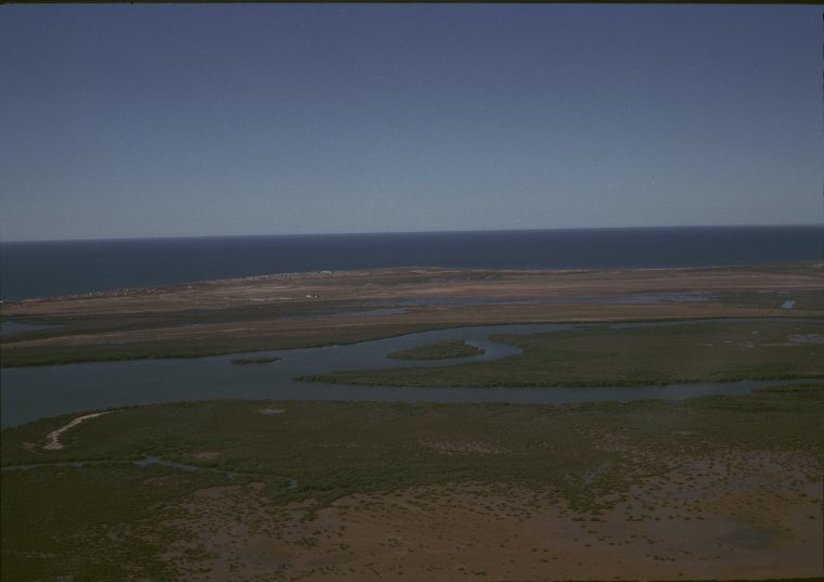 Mt. Newman Mining Co. industrial area at Nelson Point (Port Hedland ...