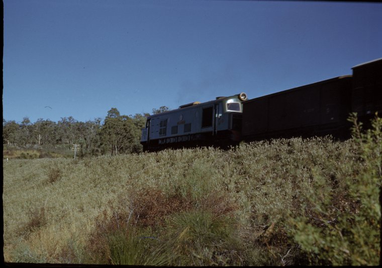 Western Australian Government Railways X Class Diesel Locomotive On The ...