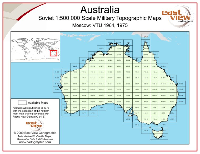 Australia_500k soviet index map