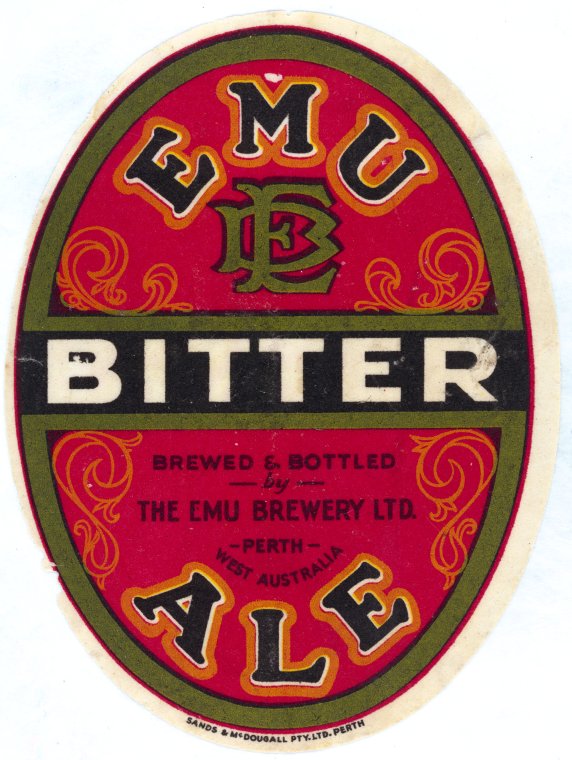 [emu Brewery Limited Labels] - State Library Of Western Australia